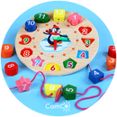 Relógio Geométrico de Números - Aprenda e Brinque!