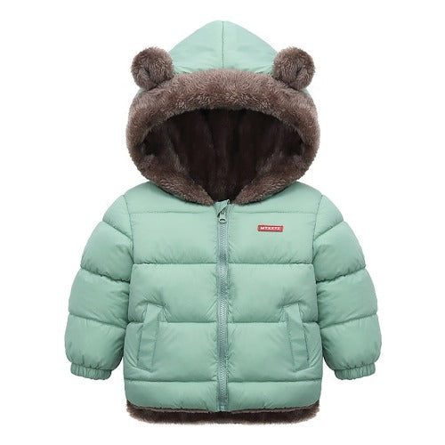 Jaqueta Infantil com Capuz Puffer - Conforto e Proteção!