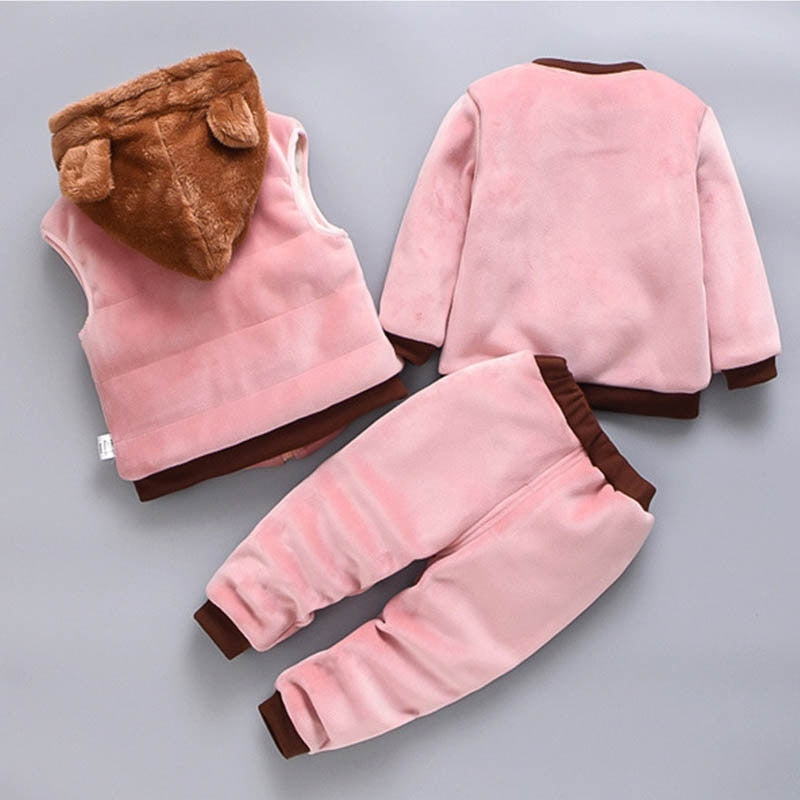 Conjunto de Moletom Aconchego - Ursinho Feliz!