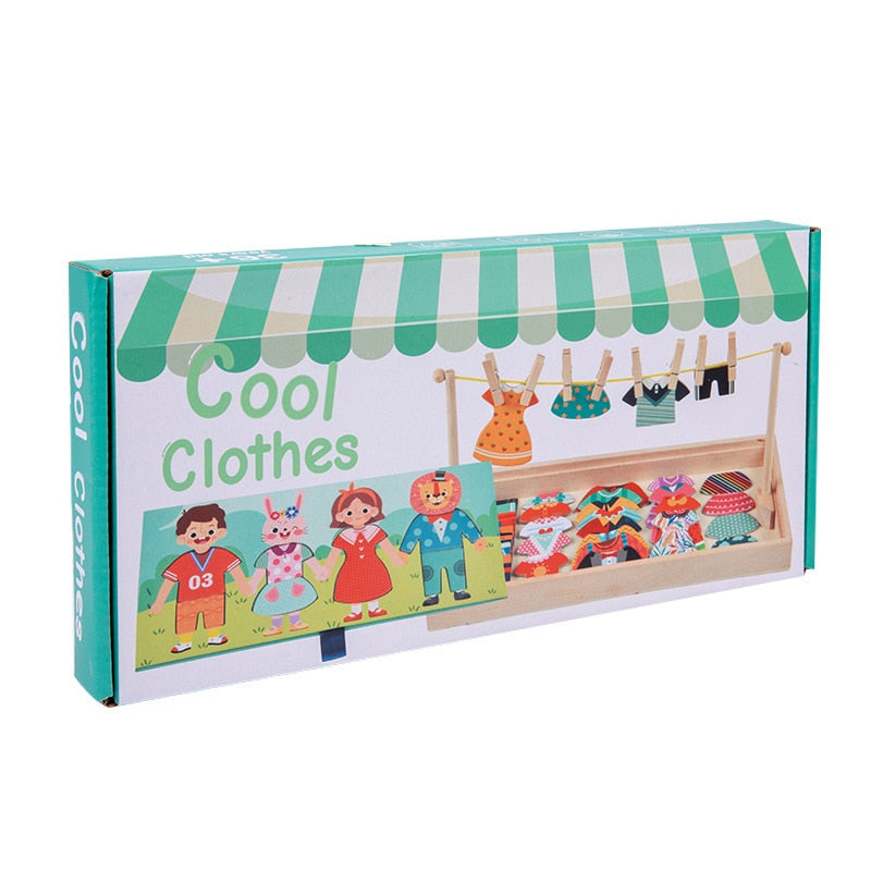 Varal de Roupas Montessori - Um Varal Divertido!