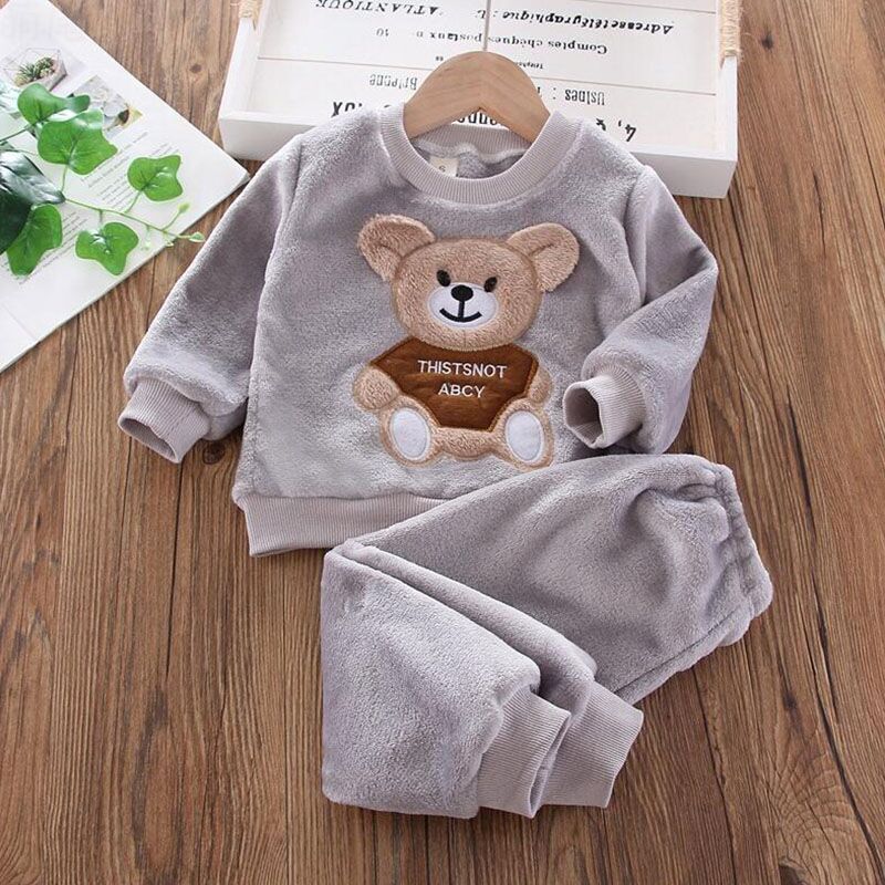 Conjunto de Moletom Aconchego - Ursinho Feliz!