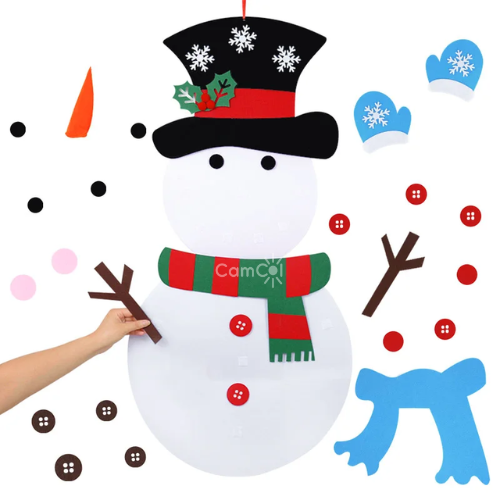 Boneco de Neve Montessori - Se Divirta no Natal