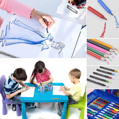 Maleta Colorida - 68 Peças para Pintar!