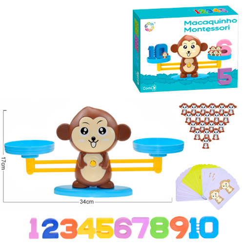 Macaquinho Montessori - Matemática de Forma Divertida