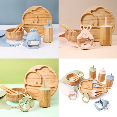 Conjunto Alimentação Bambu - Kit Completo (7 Peças)