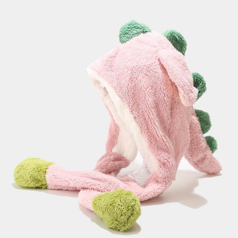 Chapéu de Dinossauro - Conforto com Orelhas Aconchegantes!