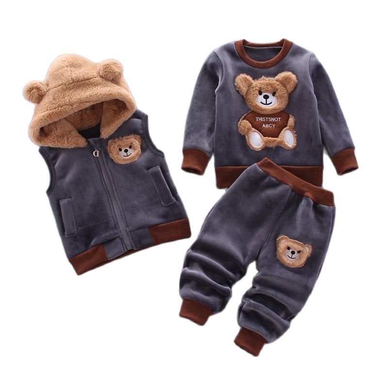 Conjunto de Moletom Aconchego - Ursinho Feliz!