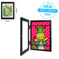 Quadro Guarda Desenhos - Eternize Momentos na Parede!