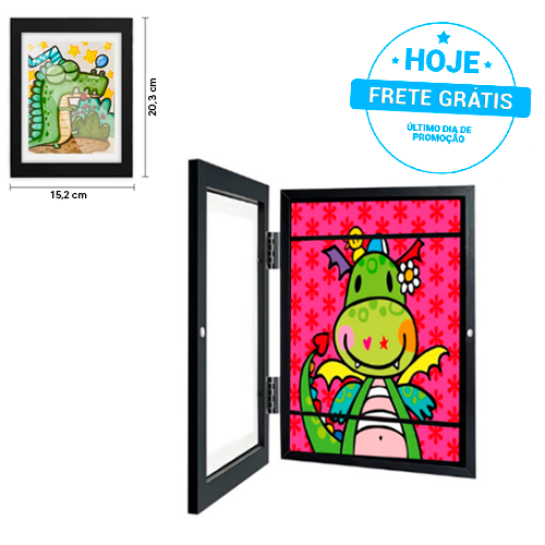 Quadro Guarda Desenhos - Eternize Momentos na Parede!