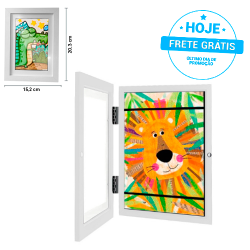Quadro Guarda Desenhos - Eternize Momentos na Parede!